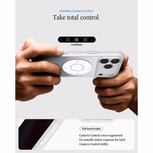 Spigen Ultra Hybrid MagSafe -suojakuori iPhone 18 Pro / 17 Pro -malleille, hopeanvärinen