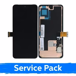 LCD-näyttö yhteensopiva Google Pixel 8 musta kehyksellä (Service Pack)