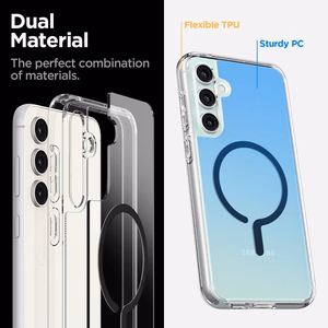 SPIGEN suojakuori ULTRA HYBRID Onetap Ring yhteensopiva MagSafe SAMSUNG S23 FE musta