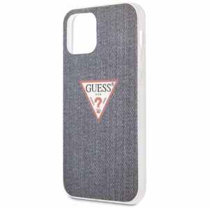 Guess GUHCP12LPCUJULDB iPhone 12 Pro Max 6.7" tummansininen / tummansininen kotelo Jeans Collection -mallisto