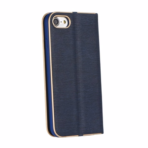Flip case for iPhone 7 / 8 / SE 2020 / SE 2022 Luna Book Gold navy blue
