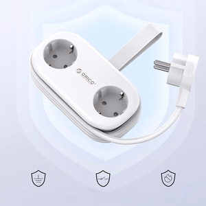 Orico APP 15.5W 5in1 jatkojohto 2x AC + 2x USB-A + 1x USB-C - valkoinen