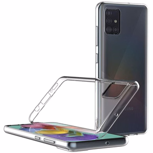 Suojakuori Samsung A51:lle - kirkas 2 mm Box läpinäkyvä