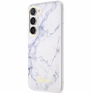 Guess GUHCS23SPCUMAH S23 S911 valkoinen/valkoinen kovakuori Marble