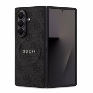 GUESS suojakuori SAMSUNG Z Fold7:lle GUHMZFD7P4MSEGCK (Magnetic 4G PU W/ Classic) musta