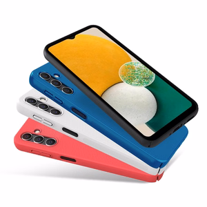 Nillkin Super Frosted Shield Suojakuori Samsung Galaxy A14 5G / Galaxy A14:lle musta