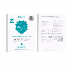 Devia älypuhelimen kalvosarja UV 0,19mm matta 20kpl 6H leikkauskoneelle älypuhelimen LCD-näytölle