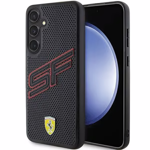 Ferrari Big SF perforoitu suojakuori Samsung Galaxy S24:lle - musta