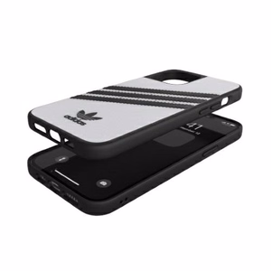 Adidas OR Moulded Case PU iPhone 12 Pro Maxille - valkoinen/musta