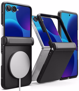 Ringke Onyx Flap MagSafe suojakuori mallille Samsung Galaxy Z Flip 8 – musta