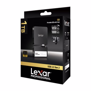 Lexar Professional SL400 1 TB kannettava SSD + jakajayksikkö