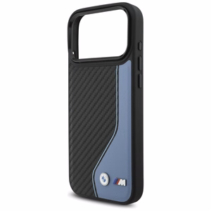 BMW M Carbon Logo MagSafe Suojakuori iPhone 17 Pro Maxille - sininen