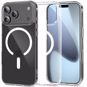 Tech-Protect FlexAir Hybrid MagSafe Suojakuori iPhone 17 Pro:lle - Kirkas