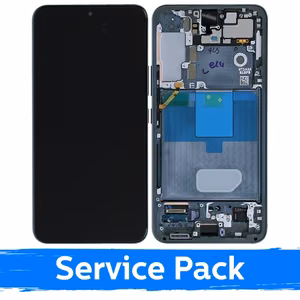 LCD-näyttö yhteensopiva Samsung S901 S22 kehyksellä / vihreä / (Service Pack)