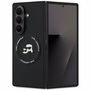 KARL LAGERFELD suojakuori SAMSUNG Z Fold7:lle KLHMZFD7PSMLRKCK MagSafe-yhteensopiva (PU K&C) musta
