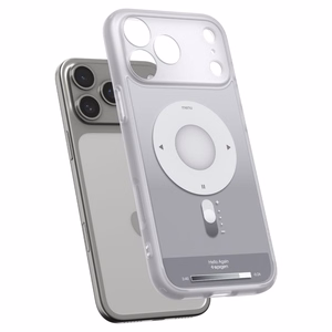 Spigen Ultra Hybrid MagSafe -suojakuori iPhone 18 Pro / 17 Pro -malleille, hopeanvärinen