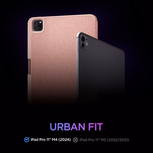 Spigen Urban Fit Suojakuori iPad Pro 11 5 / 6 / 2024-2025 -lle - vaaleanpunainen