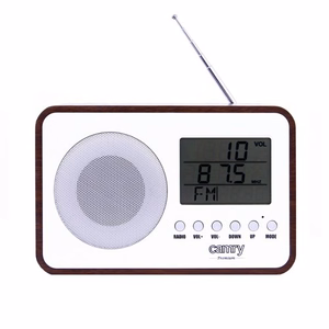 Camry CR 1153 – kannettava digitaaliradio, musta/valkoinen