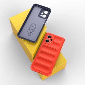 Magic Shield Case for Xiaomi Redmi Note 12 5G / Poco X5 5G Flexible Armor Cover Red