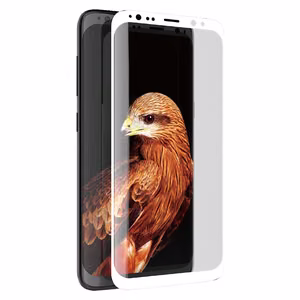 X-Doria Armour 3D Glass 9H tempered-glass screen protector for Samsung Galaxy S8+, white border