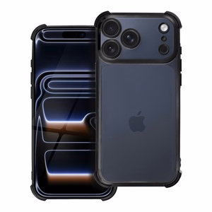 Suojakuori iPhone 17 PRO MAX:lle Antishock Electro musta