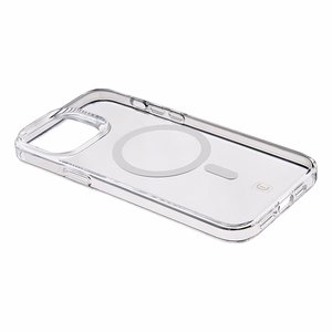Cellularline Gloss Mag suojakuori iPhone 15 Pro Max -laitteelle, MagSafe-yhteensopiva, läpinäkyvä