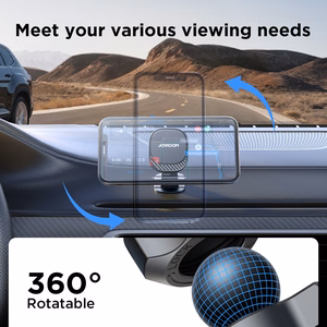 Joyroom JR-ZS400 magneettinen auton puhelinteline kojelautaan - musta