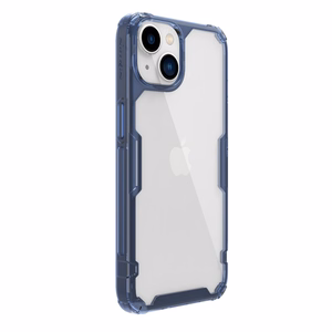 Nillkin Nature Pro iPhone 14 Plus kotelo, panssaroitu suojus, sininen suojus