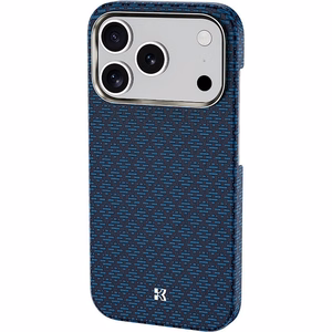 Sininen Benks Magnetic Armor Air Armor Grid 600D kevlar- ja metallikehyksinen suojakuori (C.K.FL.AP.BE.0072) malleihin iPhone 18 Pro / iPhone 17 Pro