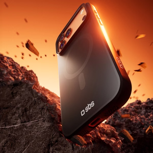 SBS Full Active Mag Suojakuori D3O-teknologialla iPhone 17 Pro Max:lle - musta