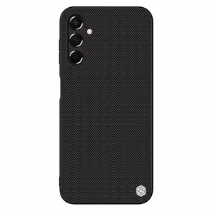 Nillkin Textured Case vahvistettu nylon Suojakuori Samsung Galaxy A14 5G / Galaxy A14:lle musta