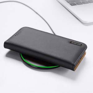 Dux Ducis Hivo Suojakuori Samsung Galaxy S23+ läppäkotelo lompakko jalusta RFID-esto ruskea