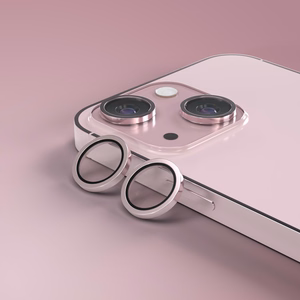 Etteri camera lens protector for iPhone 15 / 15 Plus pink