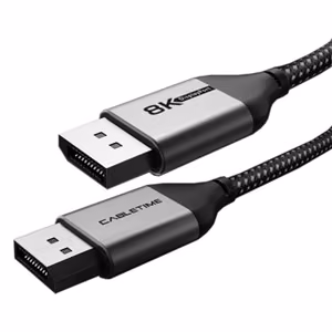 Premium DisplayPort–DisplayPort-kaapeli, 8K, 2m, versio 1.4