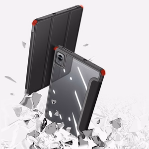 Dux Ducis Toby panssaroitu Flip Smart Case Realme Pad Mini musta