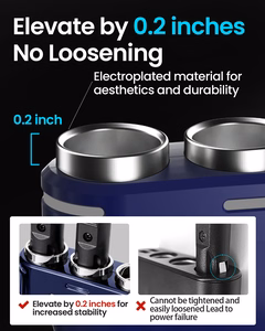 Car Cigarette Lighter Socket Splitter B39-C - 3 sockets + USB + Type C - QC 3.0 PD 3A 120W with display and cable