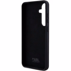 Karl Lagerfeld Silikoninen Ikonik Suojakuori Samsung Galaxy S24:lle - musta