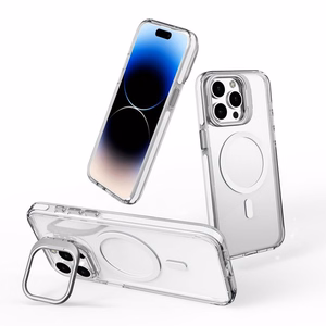 Case for iPhone 15 Lens Mag Cover compatible with MagSafe white