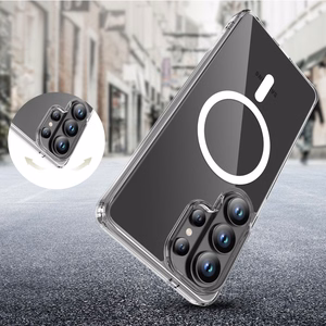 Tech-Protect FlexAir Hybrid MagSafe Suojakuori Samsung Galaxy S26 Ultra:lle läpinäkyvä