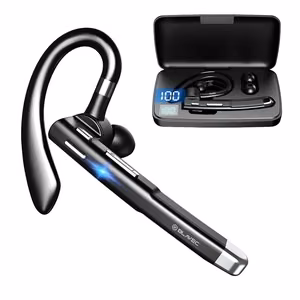 Blavec Bluetooth Headset Discover 55 Multipoint + varavirtalähde (BHDI55-B) musta