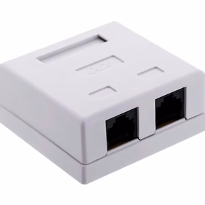 Alantec GN011 – pinta-asennettava Cat 6 -verkkorasia, valkoinen