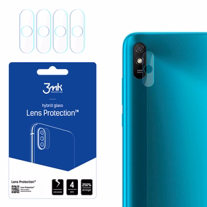 3MK Flexible Glass Lens Xiaomi Redmi 9A Kamerasuoja 4 kpl