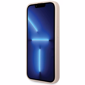Guess 4G Big Metal Logo kotelo iPhone 15 Pro - vaaleanpunainen