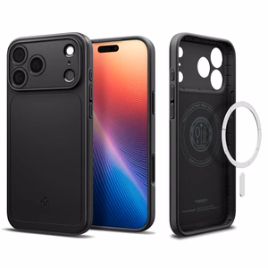 Spigen Thin Fit MagSafe Suojakuori iPhone 17 Pro Max:lle - musta