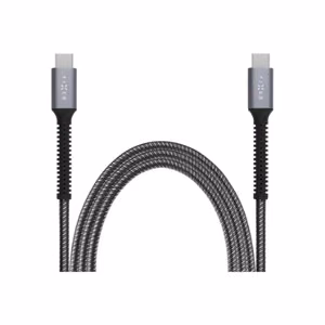 FIXED Armor FIXDA-CC12-GR – USB-C–USB-C-kaapeli, 1.2 m, 240 W, harmaa