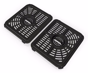 Ninja Foodi FlexDrawer AF500EU – kaksialueinen kiertoilmakypsennin, 2470 W, 10.4 l, musta