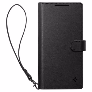 Spigen Wallet S Suojakuori Samsung Galaxy S25+:lle - musta