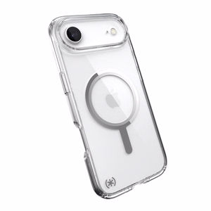 Speck Presidio Perfect-Clear MagSafe suojakuori iPhone Air -laitteelle, Clear / Silver -värinen