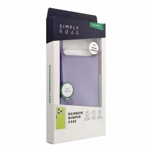 ROAR Suojakuori RAINBOW BUMPER yhteensopiva MagSafe iPhone 17 Pro Max:lle violetti