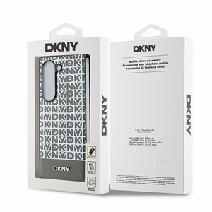 DKNY Repeat Pattern Bottom Stripe Case for Samsung Galaxy Z Fold 6 - Brown